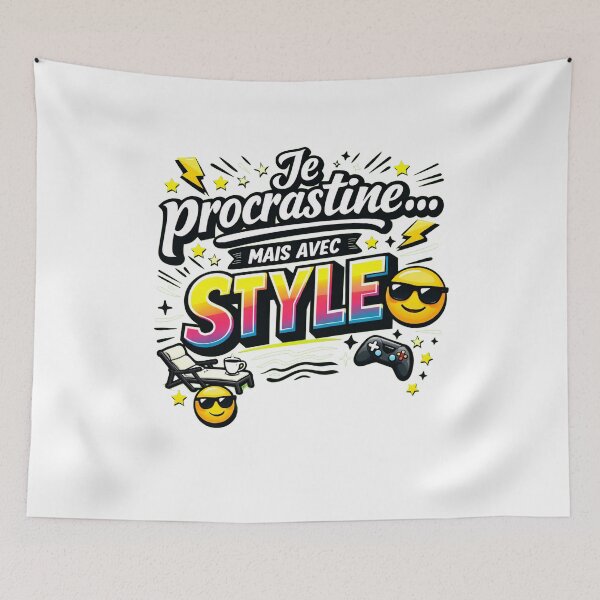 Item preview, Funny T-shirt – I Procrastinate But With Style – Gift Idea designed and sold by Thethe-Shop.