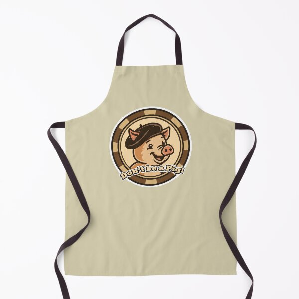 Item preview, Don't be a Pig! Poker Chip designed and sold by SquishyKitkat.