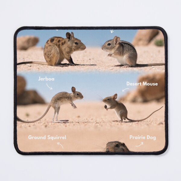 Item preview, A group of desert rodents in their natural habitat designed and sold by Creative88Art.