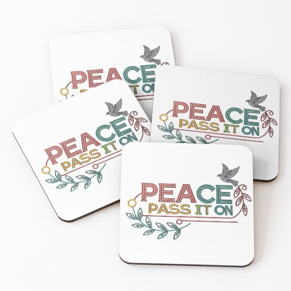 Item preview, PEACE. PASS IT ON designed and sold by likbatonboot.