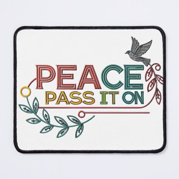 Item preview, PEACE. PASS IT ON designed and sold by likbatonboot.