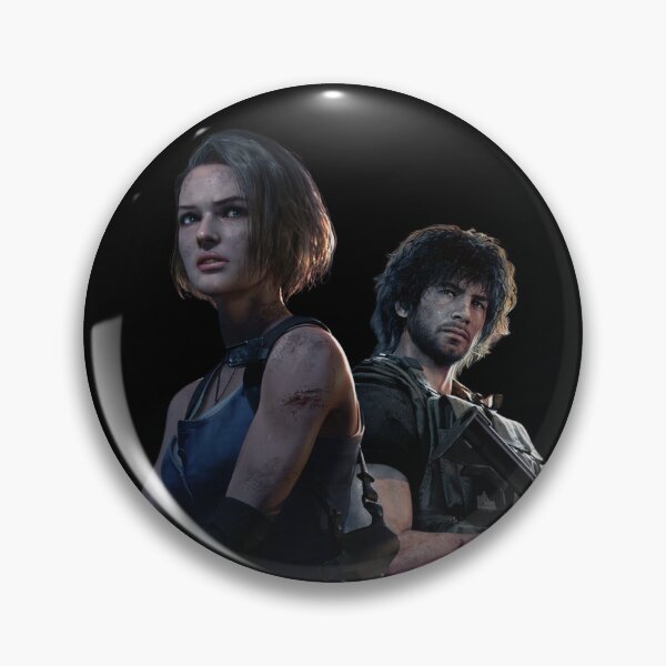 Item preview, Jill Valentine and Carlos Oliveira RE3 Art designed and sold by munioshop.