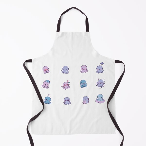 Item preview, Kawaii Octopus Mood Tracker - Cute Emotion Sticker Pack designed and sold by AliveStyle.