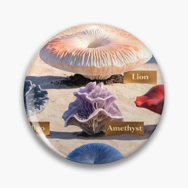 Item preview, A collection of rare colorful mushrooms designed and sold by Creative88Art.