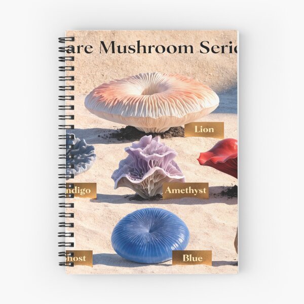 Item preview, A collection of rare colorful mushrooms designed and sold by Creative88Art.