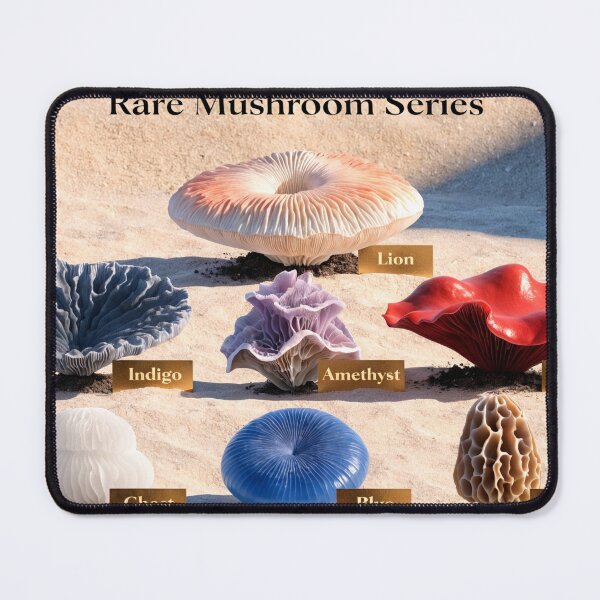 Item preview, A collection of rare colorful mushrooms designed and sold by Creative88Art.