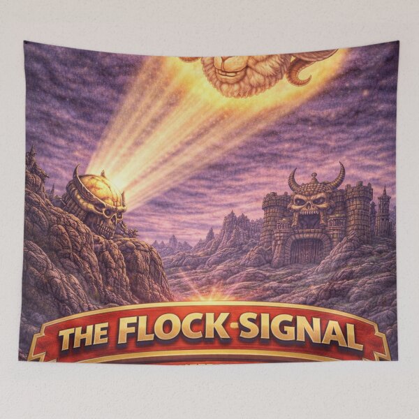 Item preview, The Flock Signal, Beacon of the Pasture Protector | Sheep-Man Sheepism Parody designed and sold by Thpoar.