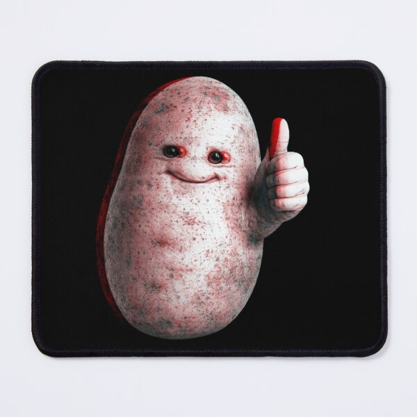Item preview, Weird Creepy Supportive Potato Thumbs Up Funny Bizarre designed and sold by ArcanePrintsxo.