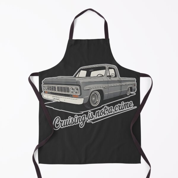 Item preview, Cruising Is Not a Crime – Classic Vintage Pickup Truck Retro Design designed and sold by ArcticFoxStudio.