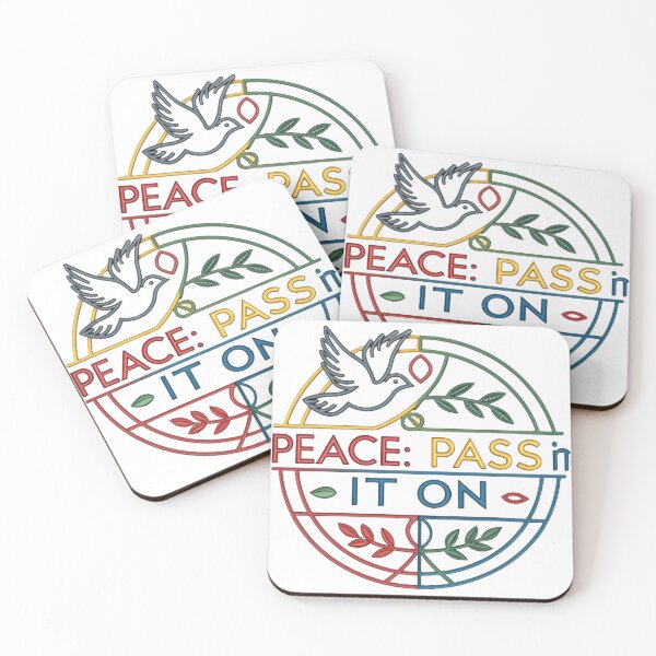 Item preview, PEACE. PASS IT ON designed and sold by likbatonboot.