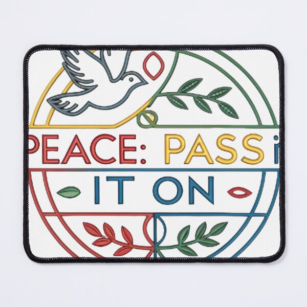 Item preview, PEACE. PASS IT ON designed and sold by likbatonboot.