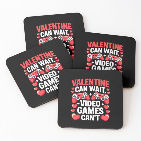 Item preview, Valentine Can Wait Video Games Can't designed and sold by YounexxART.