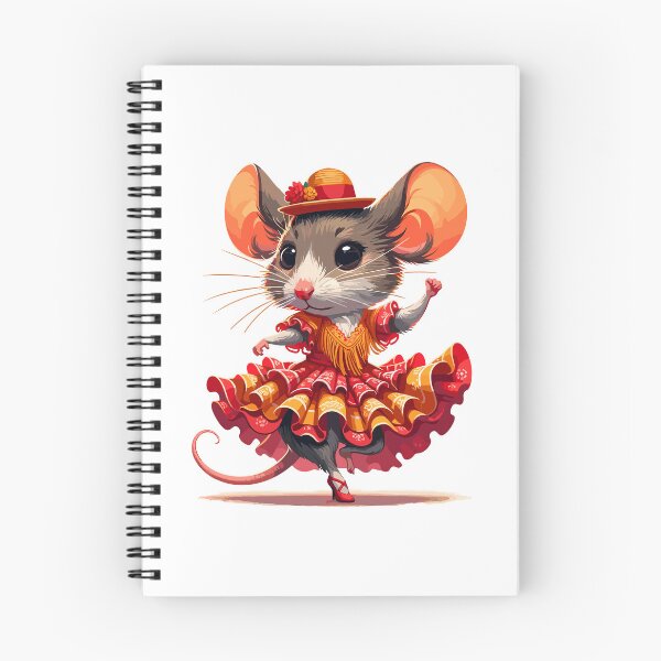 Item preview, Funny Flamenco Dancing Mouse – Cute Spanish Dance Animal designed and sold by CyfroweMysli.