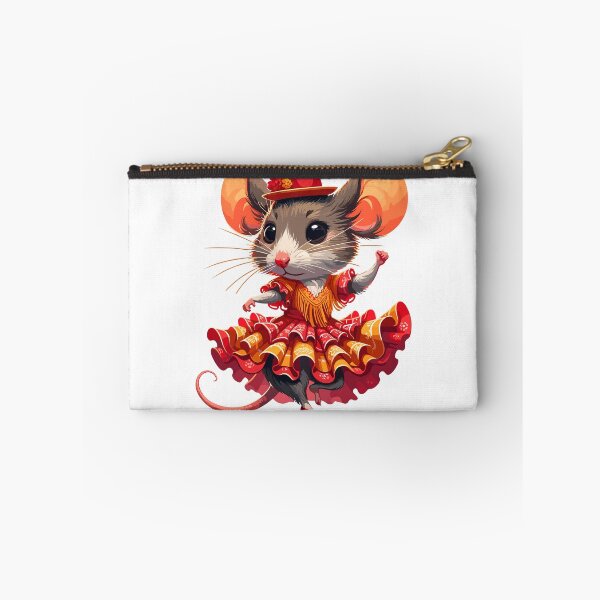 Item preview, Funny Flamenco Dancing Mouse – Cute Spanish Dance Animal designed and sold by CyfroweMysli.