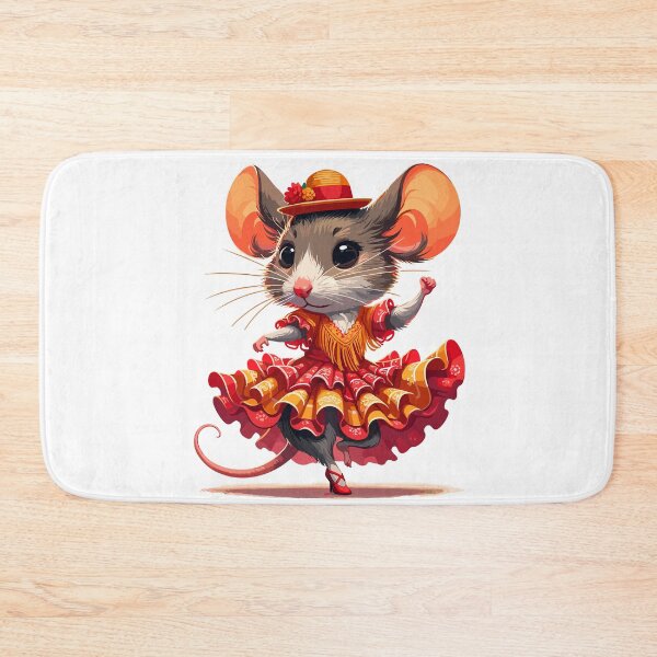 Item preview, Funny Flamenco Dancing Mouse – Cute Spanish Dance Animal designed and sold by CyfroweMysli.