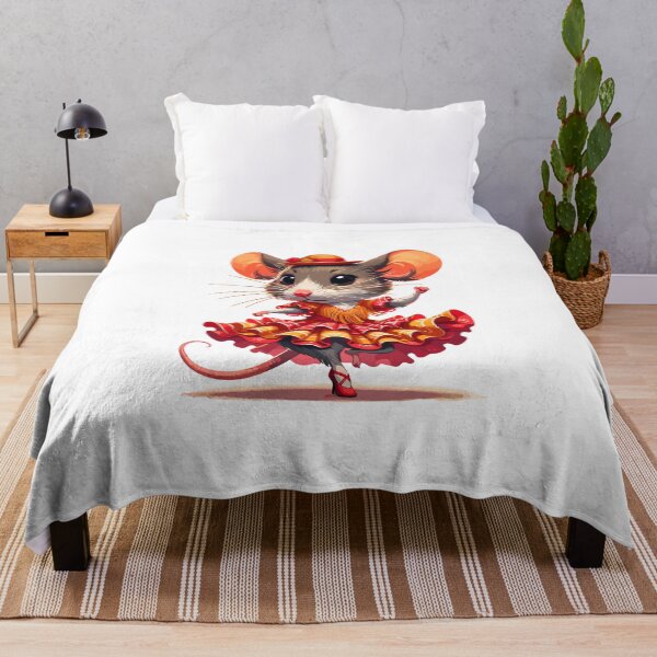 Item preview, Funny Flamenco Dancing Mouse – Cute Spanish Dance Animal designed and sold by CyfroweMysli.