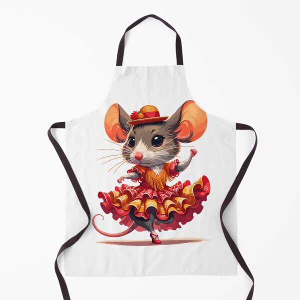 Item preview, Funny Flamenco Dancing Mouse – Cute Spanish Dance Animal designed and sold by CyfroweMysli.