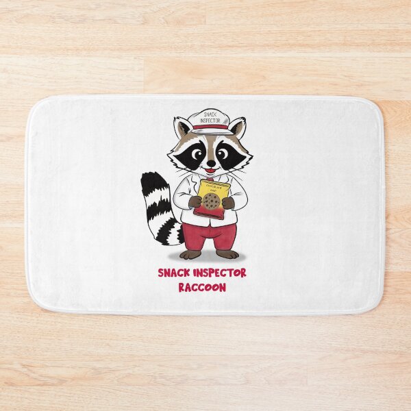 Item preview, Snack Inspector Raccoon – Funny Snack Lover Raccoon Cartoon T-Shirt designed and sold by SimoesArtistry.