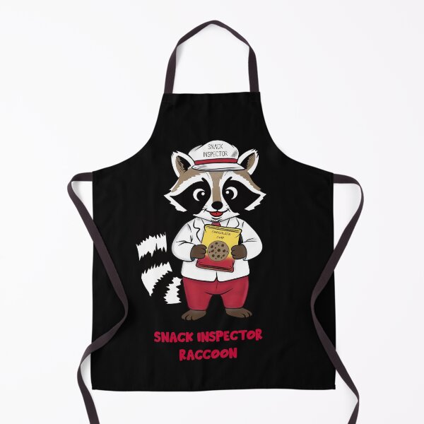 Item preview, Snack Inspector Raccoon – Funny Snack Lover Raccoon Cartoon T-Shirt designed and sold by SimoesArtistry.
