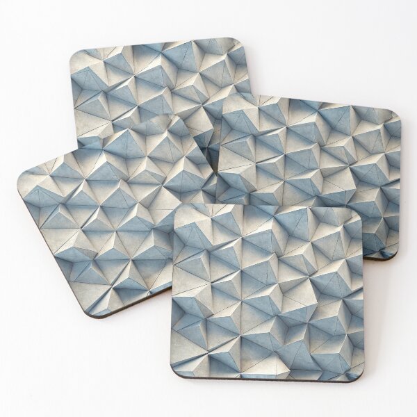 Item preview, A close-up view of a unique textured surface with geometric patterns designed and sold by Creative88Art.