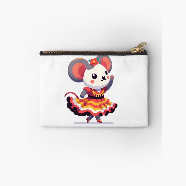 Item preview, Cute Flamenco Dancing Mouse Cartoon – Funny Spanish Dance Animal designed and sold by CyfroweMysli.