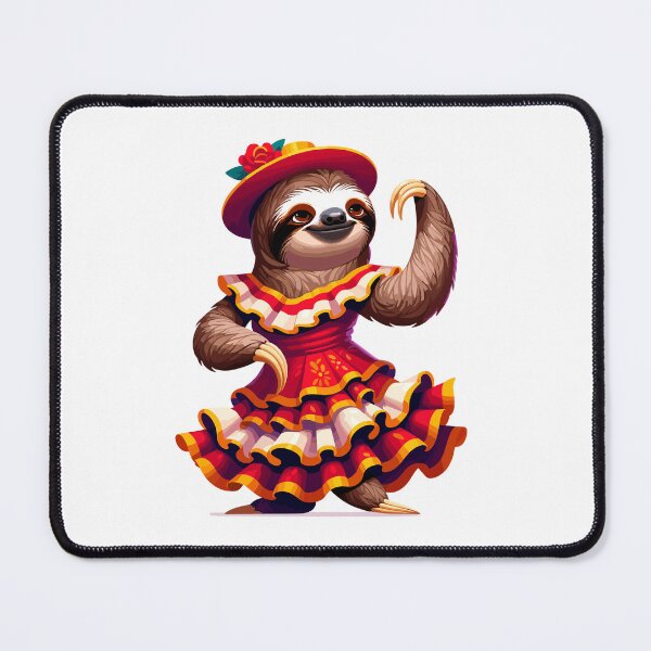 Item preview, Funny Flamenco Dancing Sloth – Cute Spanish Dance Animal designed and sold by CyfroweMysli.