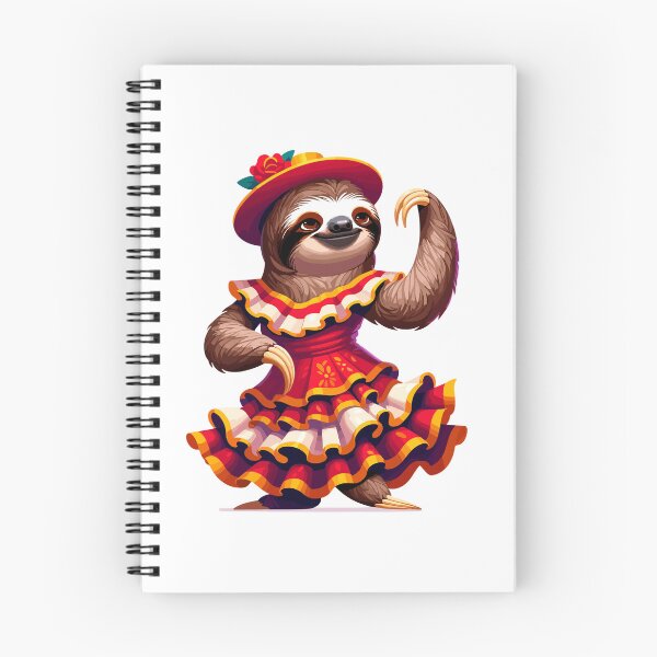 Item preview, Funny Flamenco Dancing Sloth – Cute Spanish Dance Animal designed and sold by CyfroweMysli.