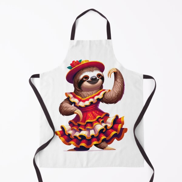 Item preview, Funny Flamenco Dancing Sloth – Cute Spanish Dance Animal designed and sold by CyfroweMysli.