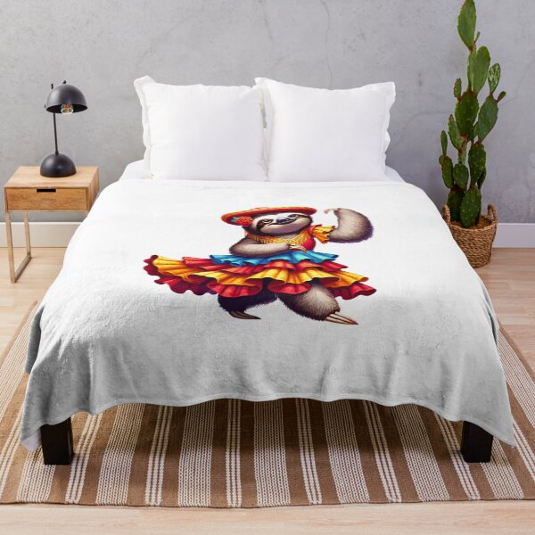 Item preview, Cute Flamenco Sloth Dancer – Funny Spanish Dance Animal designed and sold by CyfroweMysli.