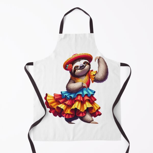 Item preview, Cute Flamenco Sloth Dancer – Funny Spanish Dance Animal designed and sold by CyfroweMysli.