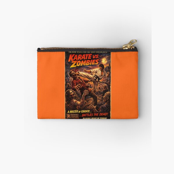 Item preview, Karate vs Zombies Vintage 70s Grindhouse Horror Movie Poster Shirt designed and sold by GhostDawgs.