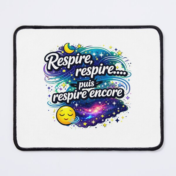 Item preview, Geek T-shirt/Poster – Breathe Then Breathe Again – Space Illustration designed and sold by Thethe-Shop.