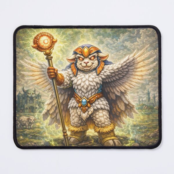 Item preview, The Sorceress Shepherd, Weaver of Pasture Magic | Sheep-Man Sheepism Parody designed and sold by Thpoar.
