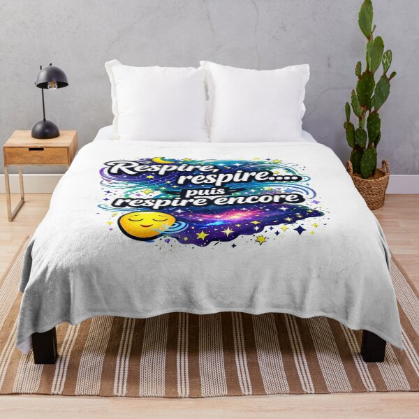 Item preview, Geek T-shirt/Poster – Breathe Then Breathe Again – Space Illustration designed and sold by Thethe-Shop.