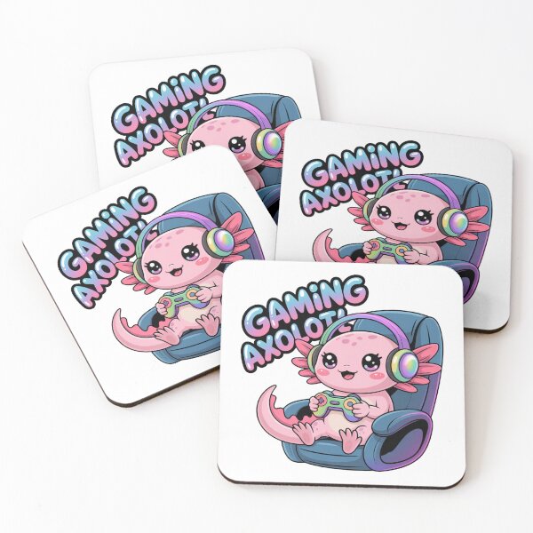 Item preview, Cute Gaming Axolotl Girl Pink Gamer Axolotl With Controller Fun Gamer Aesthetic designed and sold by Nzgiftsandmore.