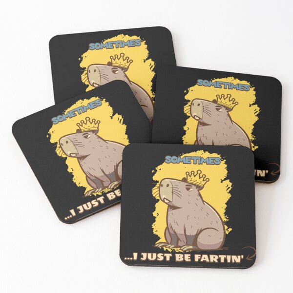 Item preview, Funny Baby Capybara Farting Meme Sometimes I Just Be Fartin designed and sold by stylboutique.