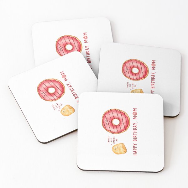 Item preview, Thanks For Making Me Happy Birthday Mom (donut Pun) designed and sold by krystalRomanart.