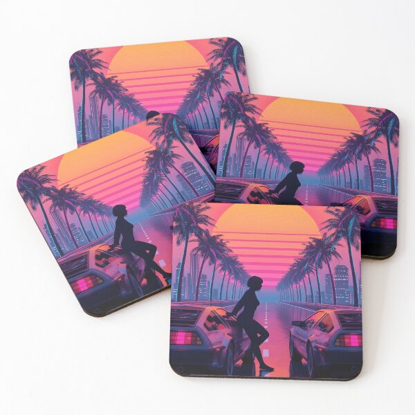 Item preview, Woman and Cars Synthwave designed and sold by Craigonart.