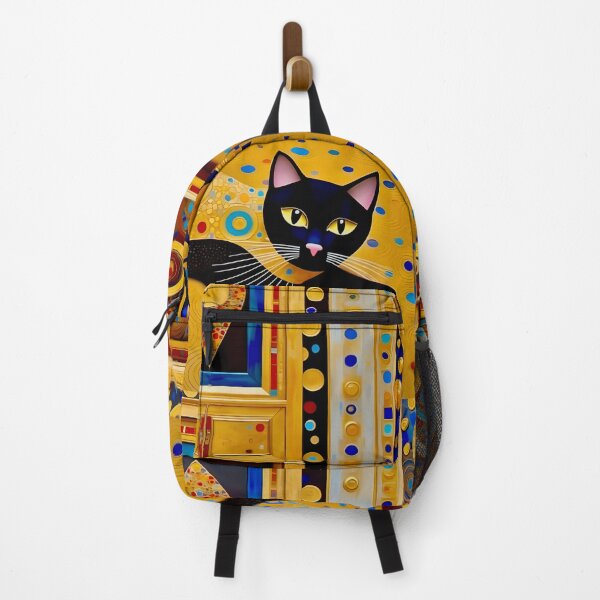 Item preview, Gustav Klimt Cat in Colorful Room designed and sold by Vicky Brago-Mitchell®.
