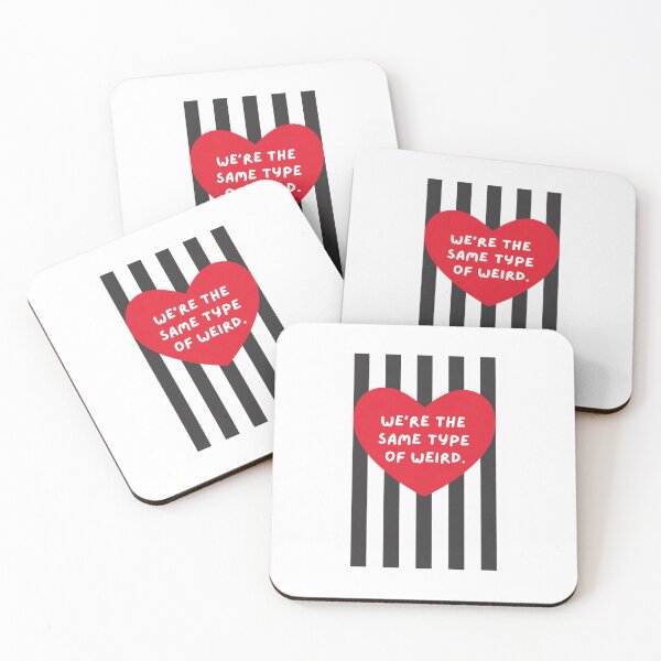 Item preview, We're The Same Type Of Weird designed and sold by krystalRomanart.