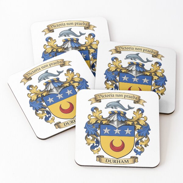 Item preview, The Durham Family Coat of Arms designed and sold by BagTown Clans.