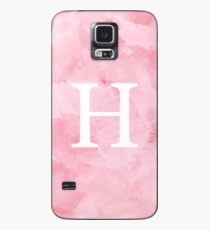 Pink Watercolor Η Case/Skin for Samsung Galaxy