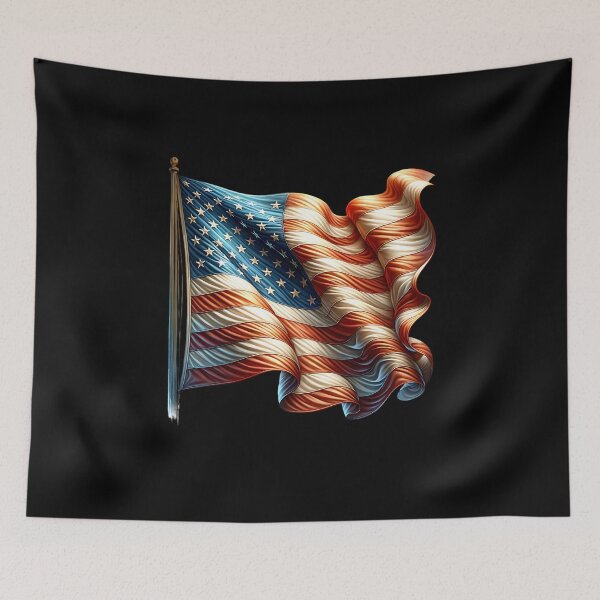 Item preview, Patriotic Stars and Stripes – American Flag Artwork designed and sold by artedigital99.