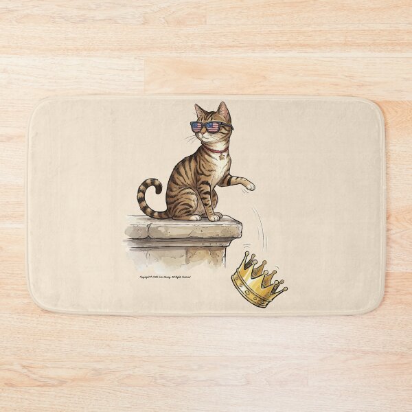 Item preview, No Kings Cat designed and sold by travelwitheric.