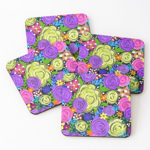 Item preview, Neon Floral Collage designed and sold by shopprintpress.