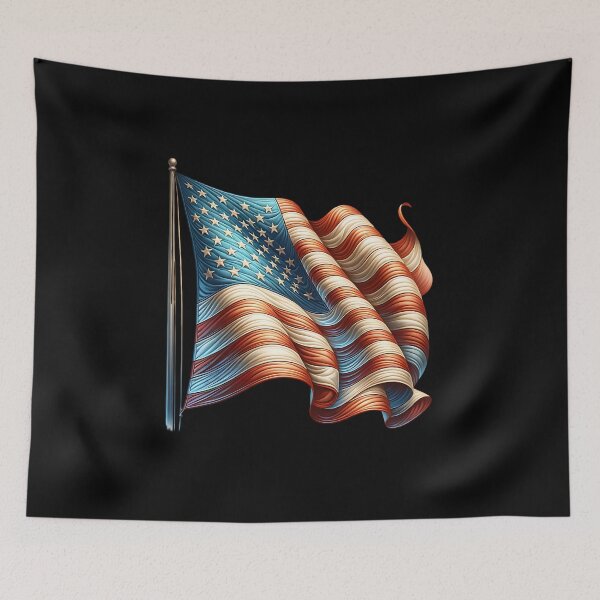 Item preview, Patriotic Stars and Stripes – American Flag Artwork designed and sold by artedigital99.