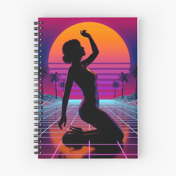 Item preview, Women Pose under the Sunset Synthwave designed and sold by Craigonart.
