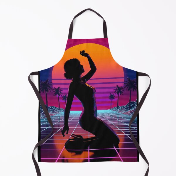 Item preview, Women Pose under the Sunset Synthwave designed and sold by Craigonart.