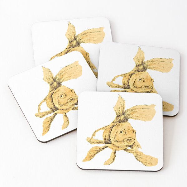 Item preview, Golden fish realistic drawing  designed and sold by ferjosei.
