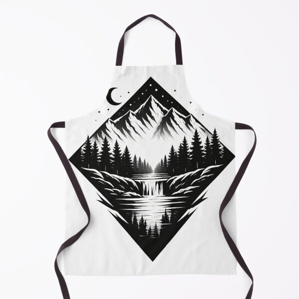 Item preview, Celestial Peaks Forest Waterfall Scene designed and sold by doodledat.